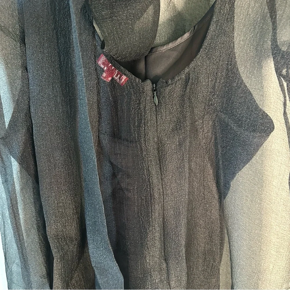 STAUD Calluna Maxi Dress Gown in Black SZ XL - Picture 10 of 11